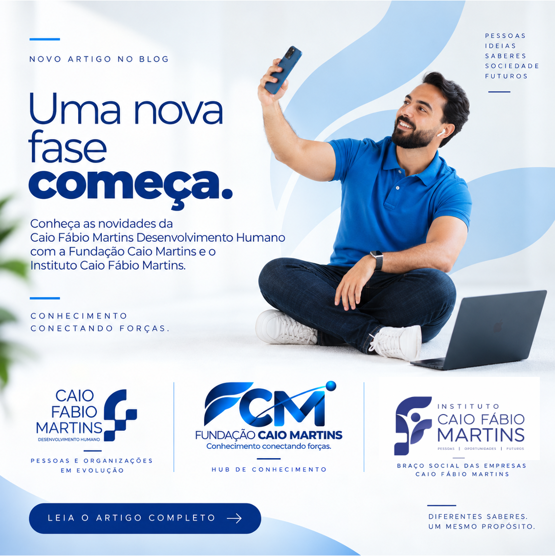 Uma nova fase começa: Estão chegando a Fundação e Instituto Caio Fábio Martins amplia sua atuação