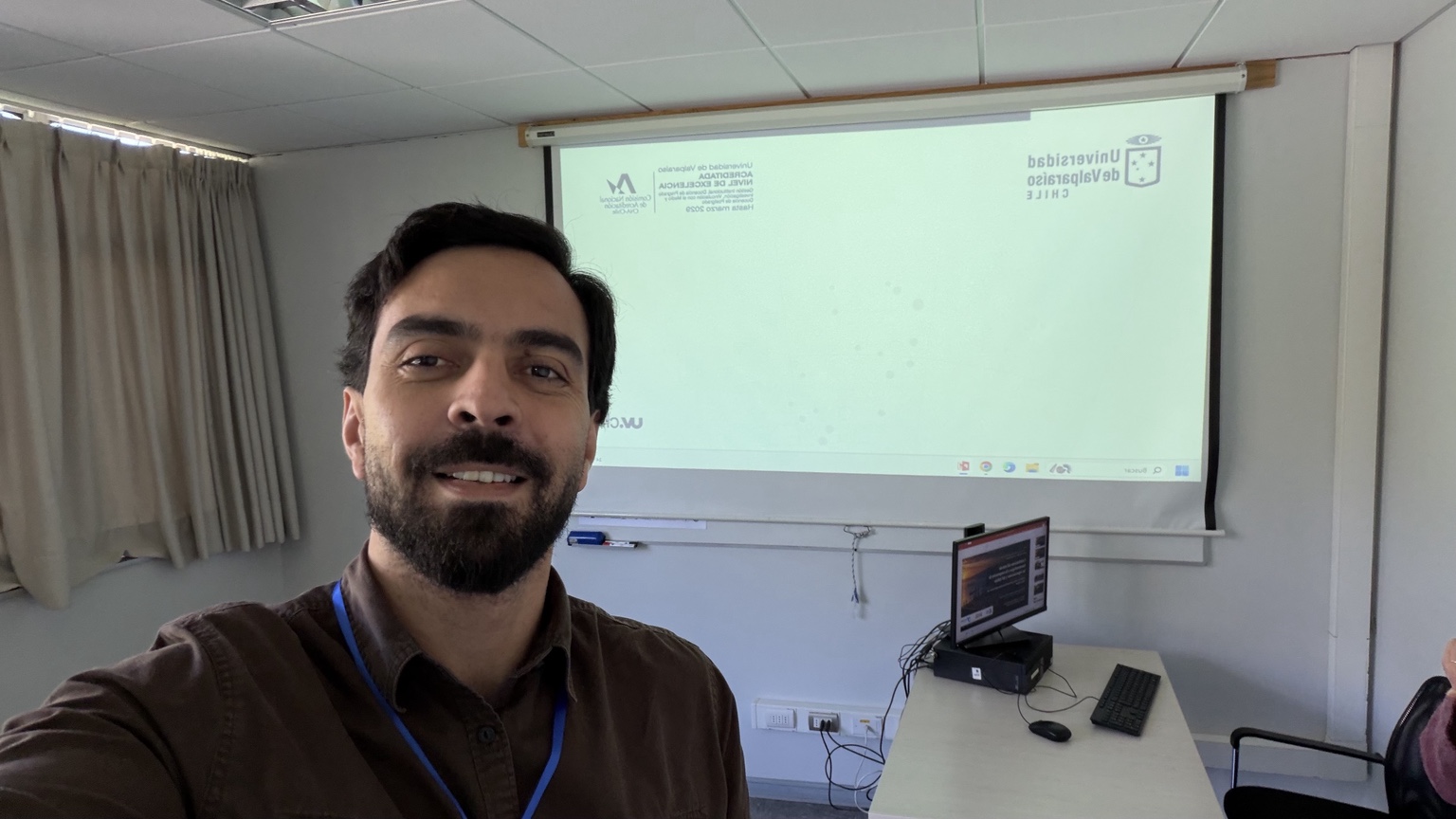 Caio Fábio Martins na Universidad de Valparaíso